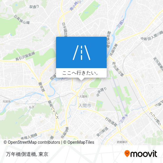 万年橋側道橋地図