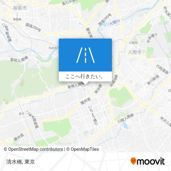 清水橋地図