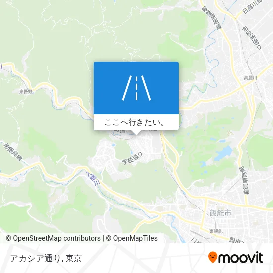 アカシア通り地図