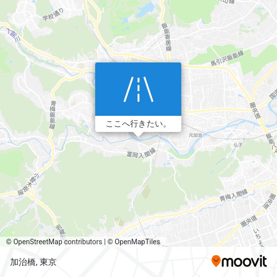 加治橋地図