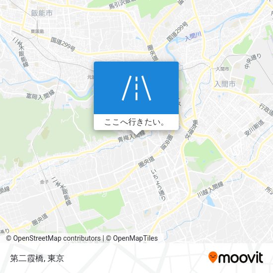 第二霞橋地図