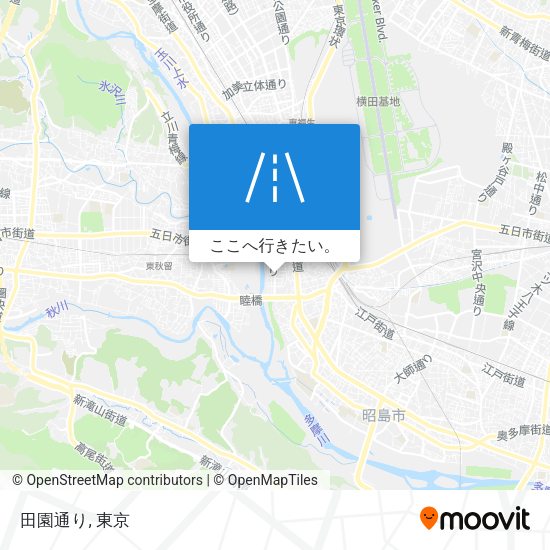 田園通り地図