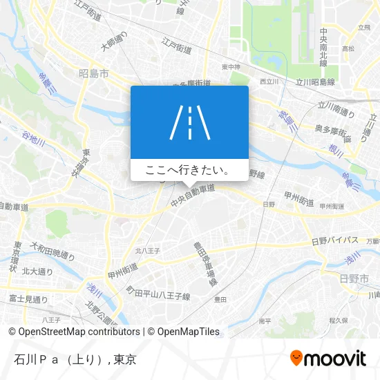 石川Ｐａ（上り）地図