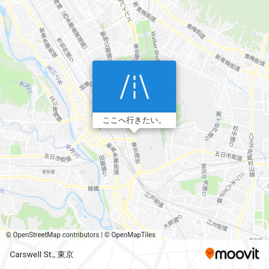 Carswell St.地図