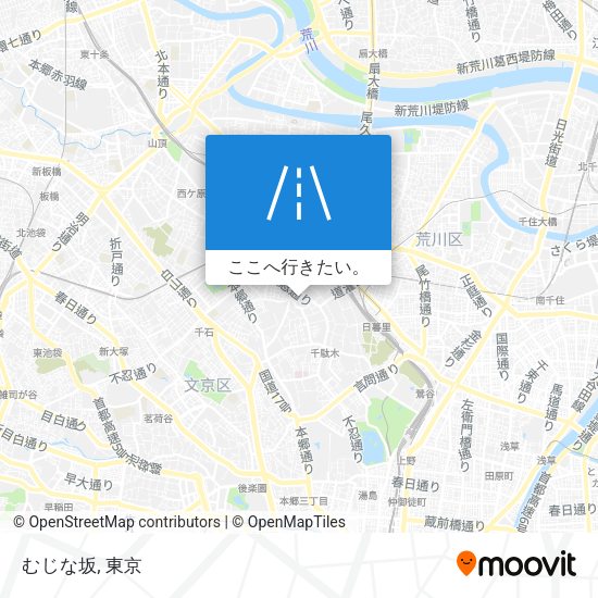 むじな坂地図