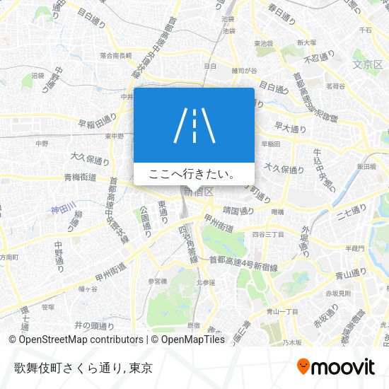 歌舞伎町さくら通り地図