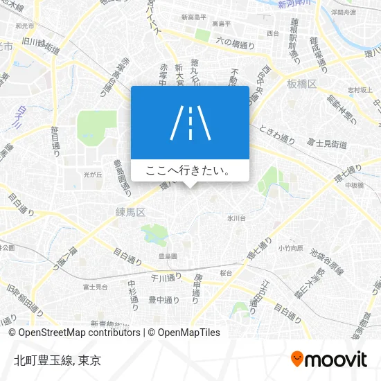 北町豊玉線地図