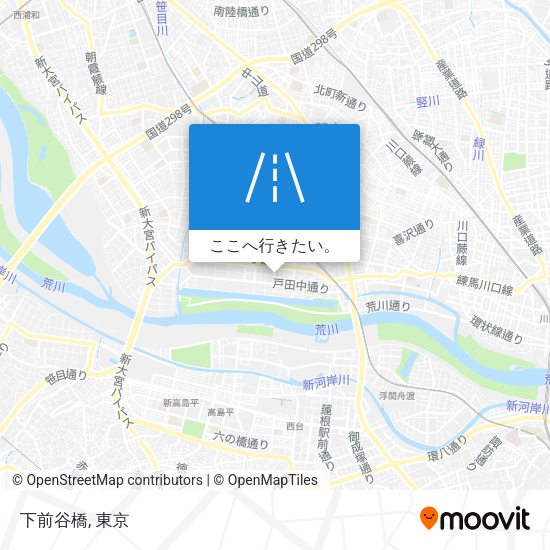 下前谷橋地図