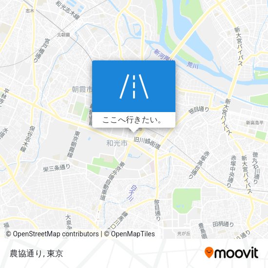 農協通り地図