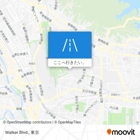Walker Blvd.地図