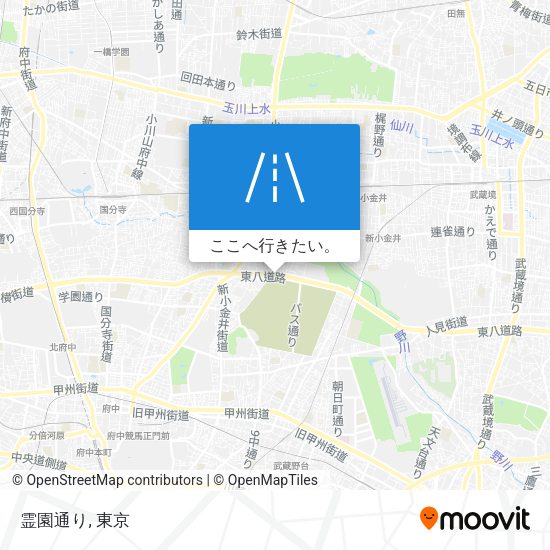 霊園通り地図
