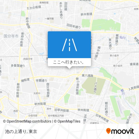 池の上通り地図