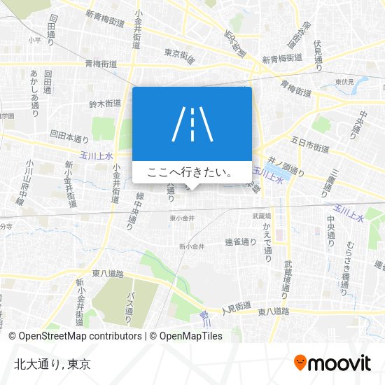 北大通り地図