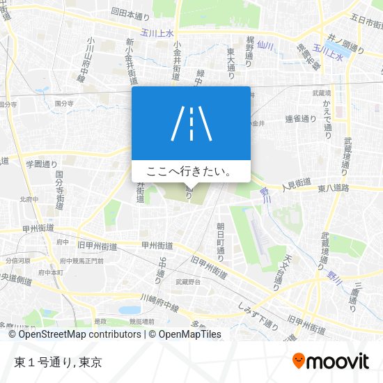 東１号通り地図