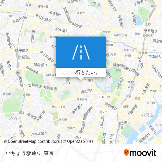 いちょう坂通り地図