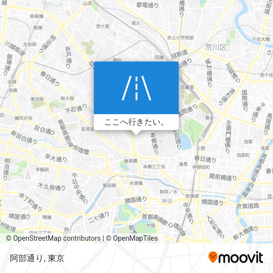 阿部通り地図