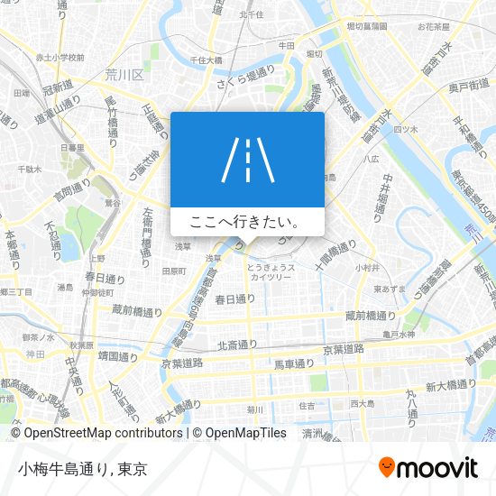 小梅牛島通り地図