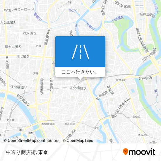 中通り商店街地図