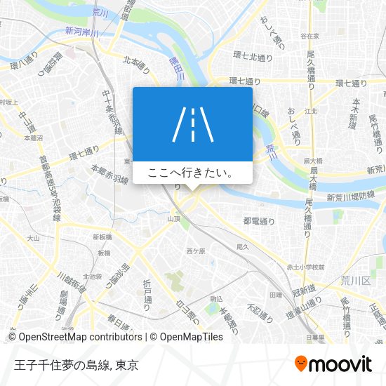 王子千住夢の島線地図