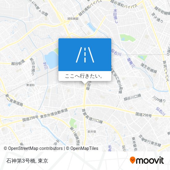 石神第3号橋地図