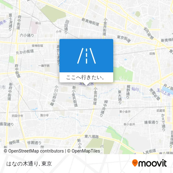 はなの木通り地図