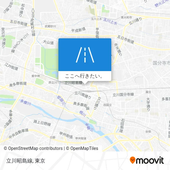 立川昭島線地図