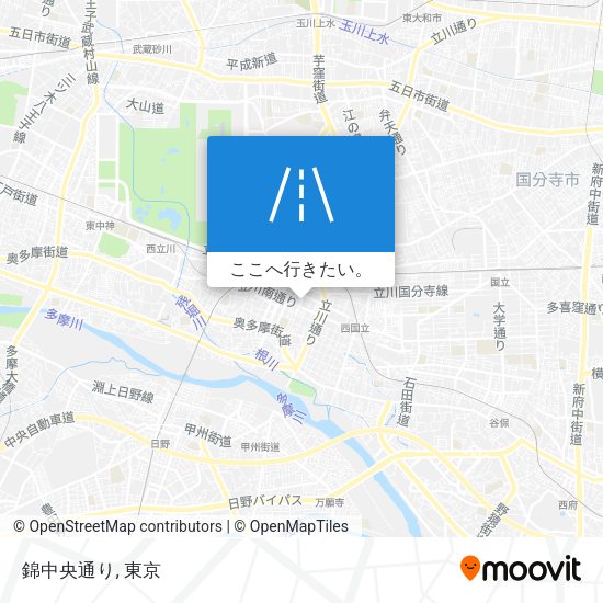 錦中央通り地図
