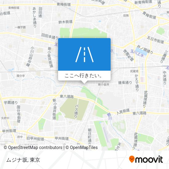 ムジナ坂地図