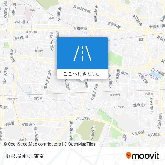 競技場通り地図