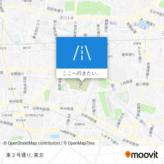 東２号通り地図