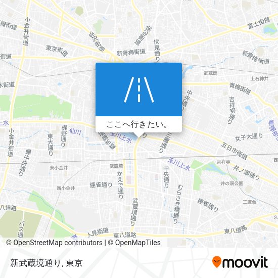 新武蔵境通り地図