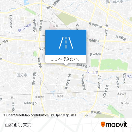 山家通り地図