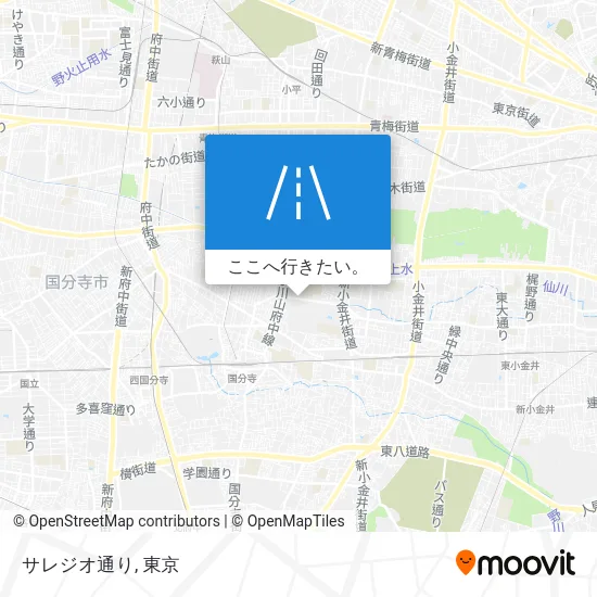 サレジオ通り地図