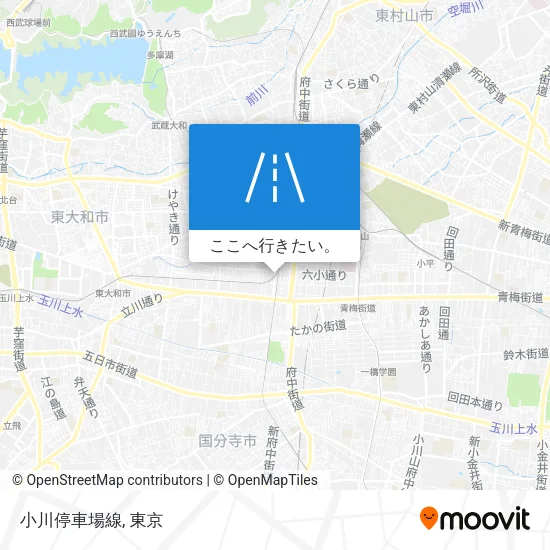 小川停車場線地図