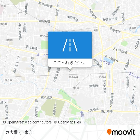 東大通り地図