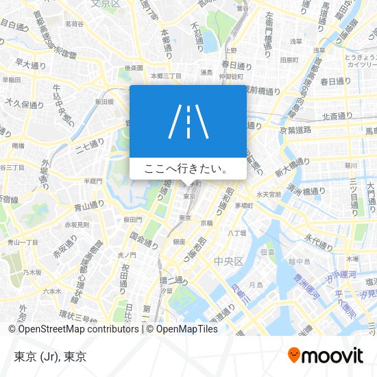 東京 (Jr)地図