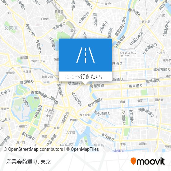 産業会館通り地図
