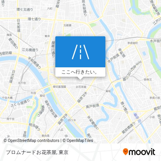 プロムナードお花茶屋地図