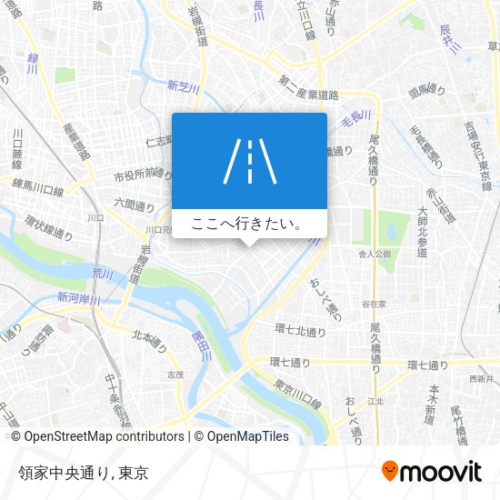 領家中央通り地図