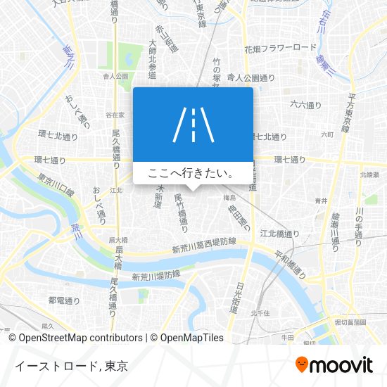 イーストロード地図