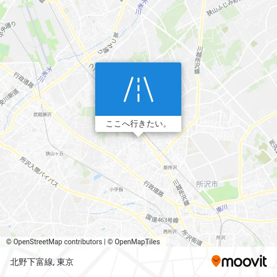 北野下富線地図