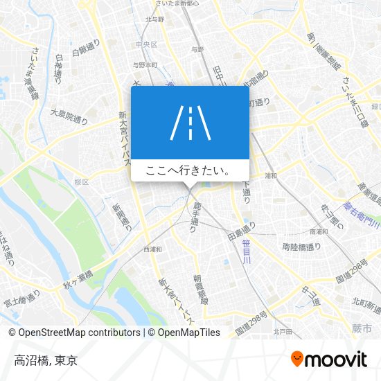高沼橋地図