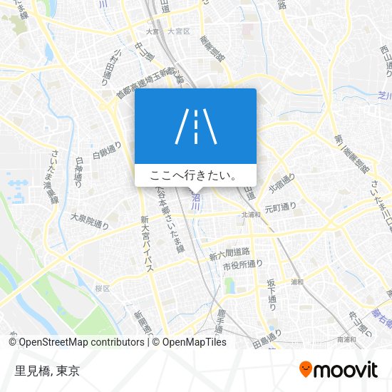 里見橋地図