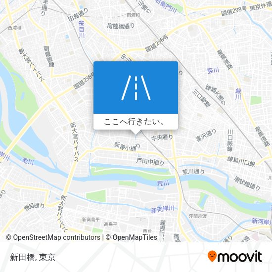新田橋地図