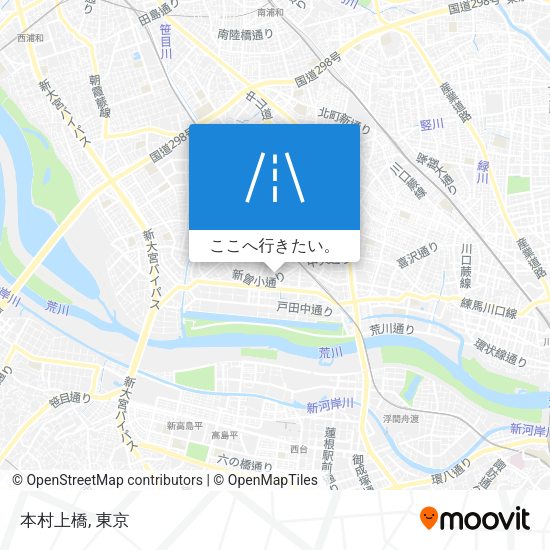 本村上橋地図