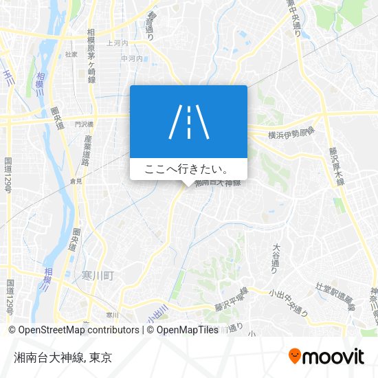 湘南台大神線地図