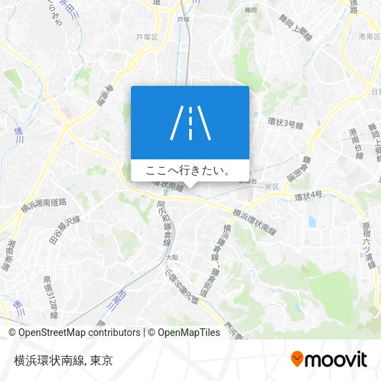 横浜環状南線地図