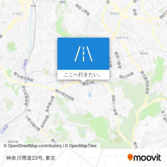 神奈川県道23号地図