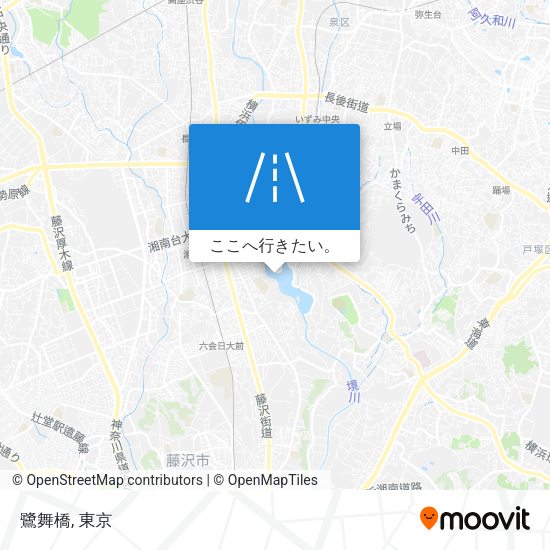 鷺舞橋地図