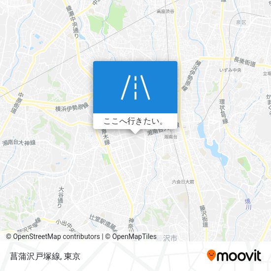菖蒲沢戸塚線地図